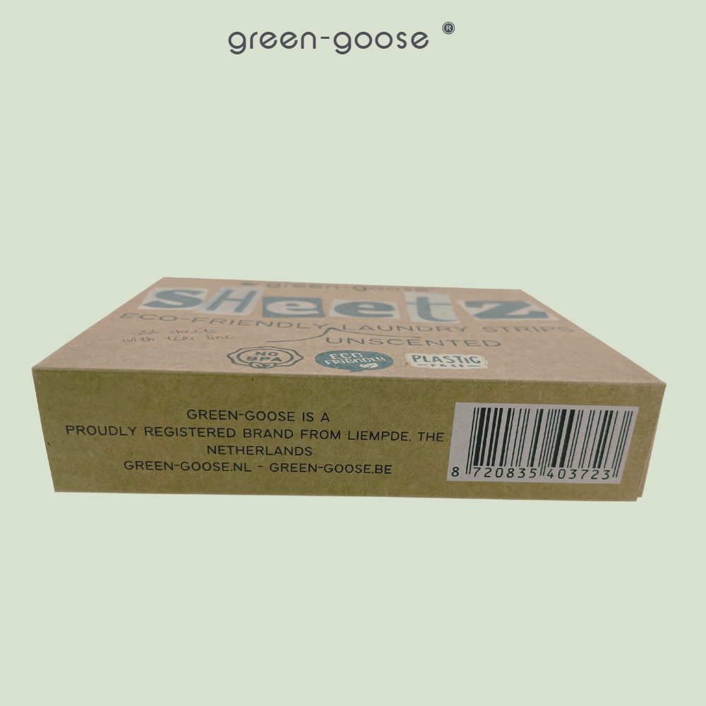 green-goose - Wasstrips - 64 Strips - Ongeparfumeerd