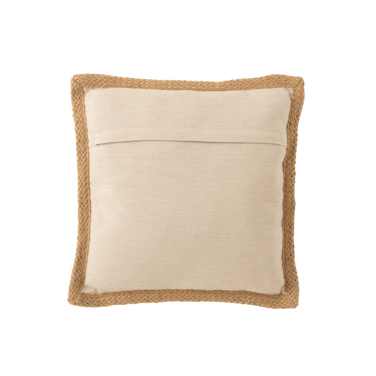 J-Line - Coussin Jardin - Polyester - Beige/Vert