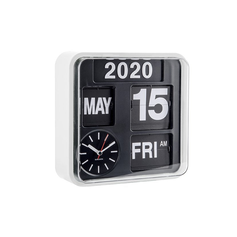 Karlsson - Horloge Murale Mini Flip - KA5364WH