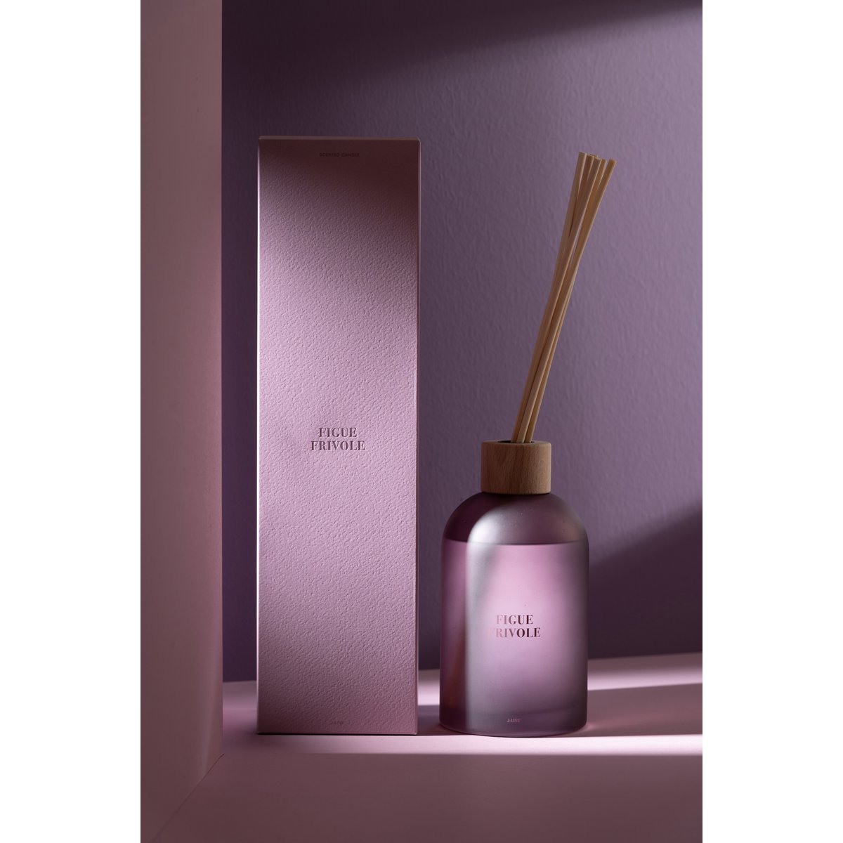 J-Line - Huile parfumée + Sticks - Accords Essentiels - Violet Figue Frivole