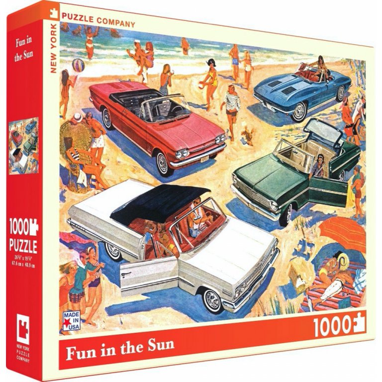 New York Puzzle Company - Puzzel 'Fun in the Sun' (1000 stukjes)