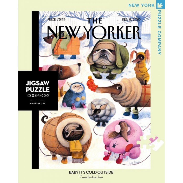 New York Puzzle Company - Puzzle „Baby, es ist kalt draußen“ (1000 Teile)