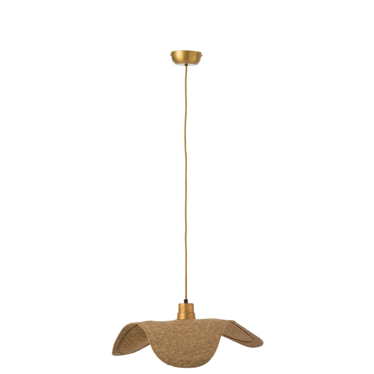 J-Line - Lampe Suspendue Moonj - Jute - Naturel - Petit