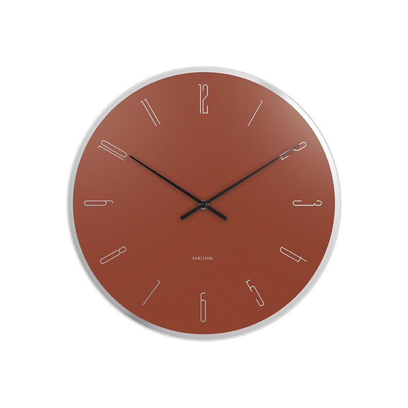 Karlsson - Horloge murale miroir chiffres (Ø40cm) - KA5800BR