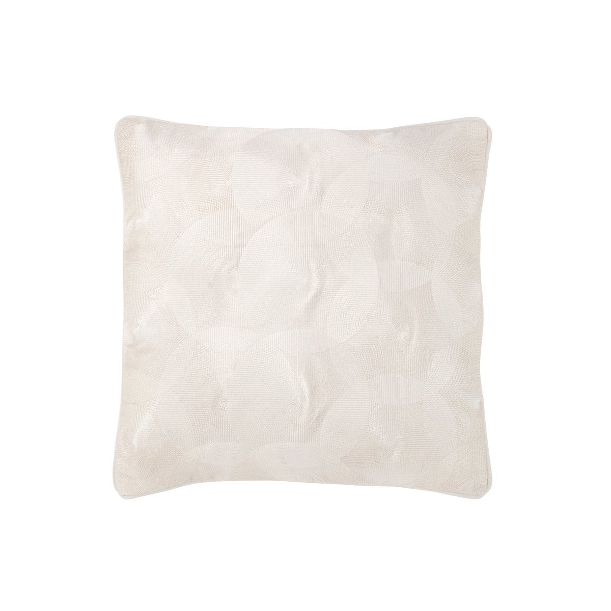 J-Line - Coussin décoratif 'Milano' (Blanc)