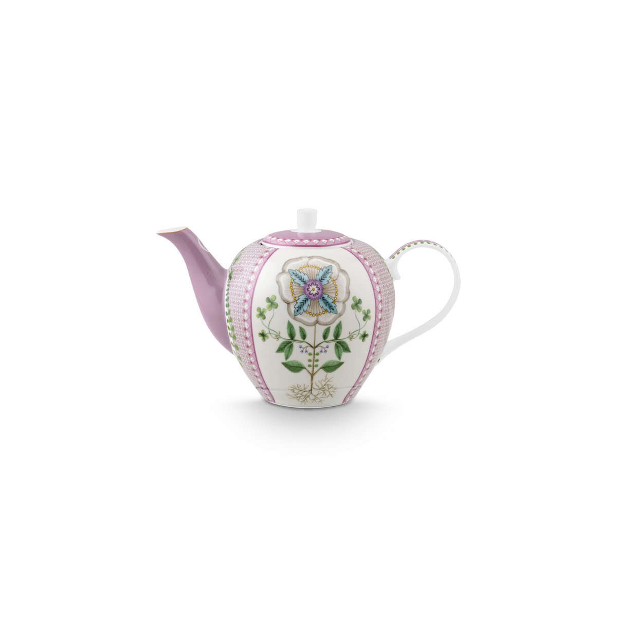 Pip Studio - Tea Pot Lily&Lotus Tiles Lilac 1.6ltr