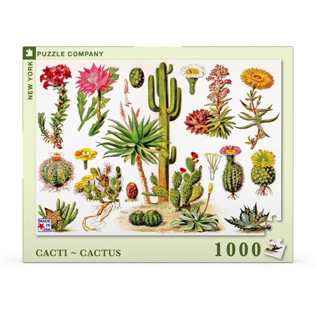 New York Puzzle Company - Puzzle 'Cacti ~ Cactus' (1000 Teile)