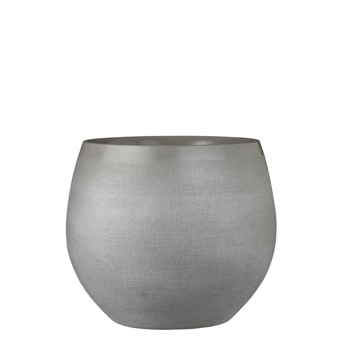 Mica Décorations - Pot de Fleur Douro - H25 x Ø29 cm - Terre Cuite - Gris Clair