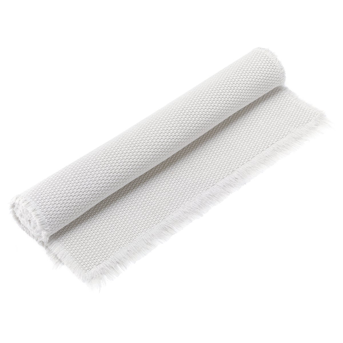 VIVARAISE - Tapis de bain uni Elly Blanche-Neige 70 x 140