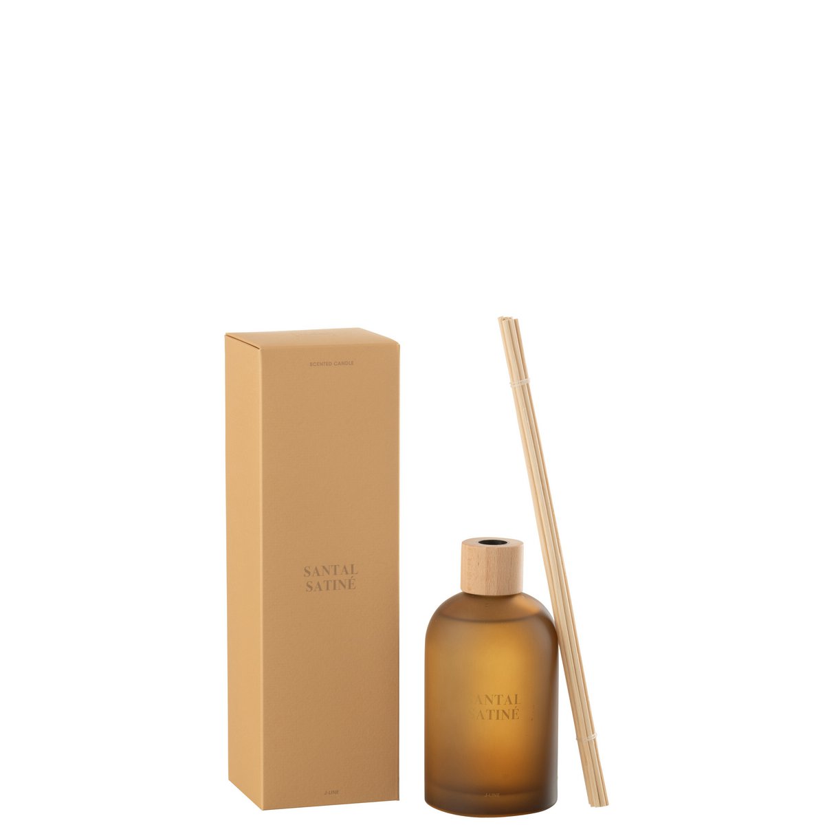 J-Line - Huile Parfumée + Sticks Accords Essentiels - Sandale Satin