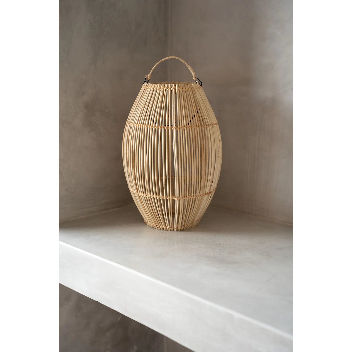 Bazar Bizar - Lampe suspendue 'Zuri' (Naturel, M)