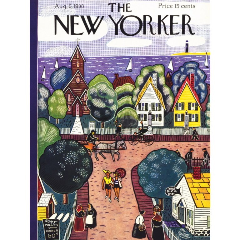 New York Puzzle Company - Puzzel 'Village by the Sea' (1000 stukjes)