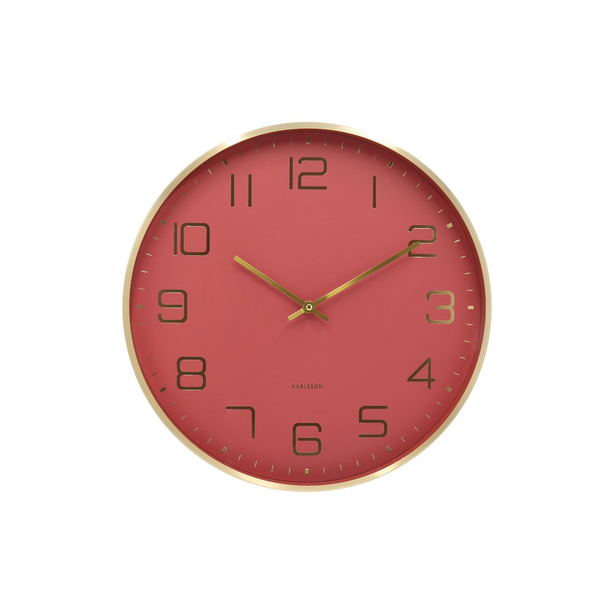 Karlsson - Horloge murale Elegance Glow (Ø40cm) - KA5973RD