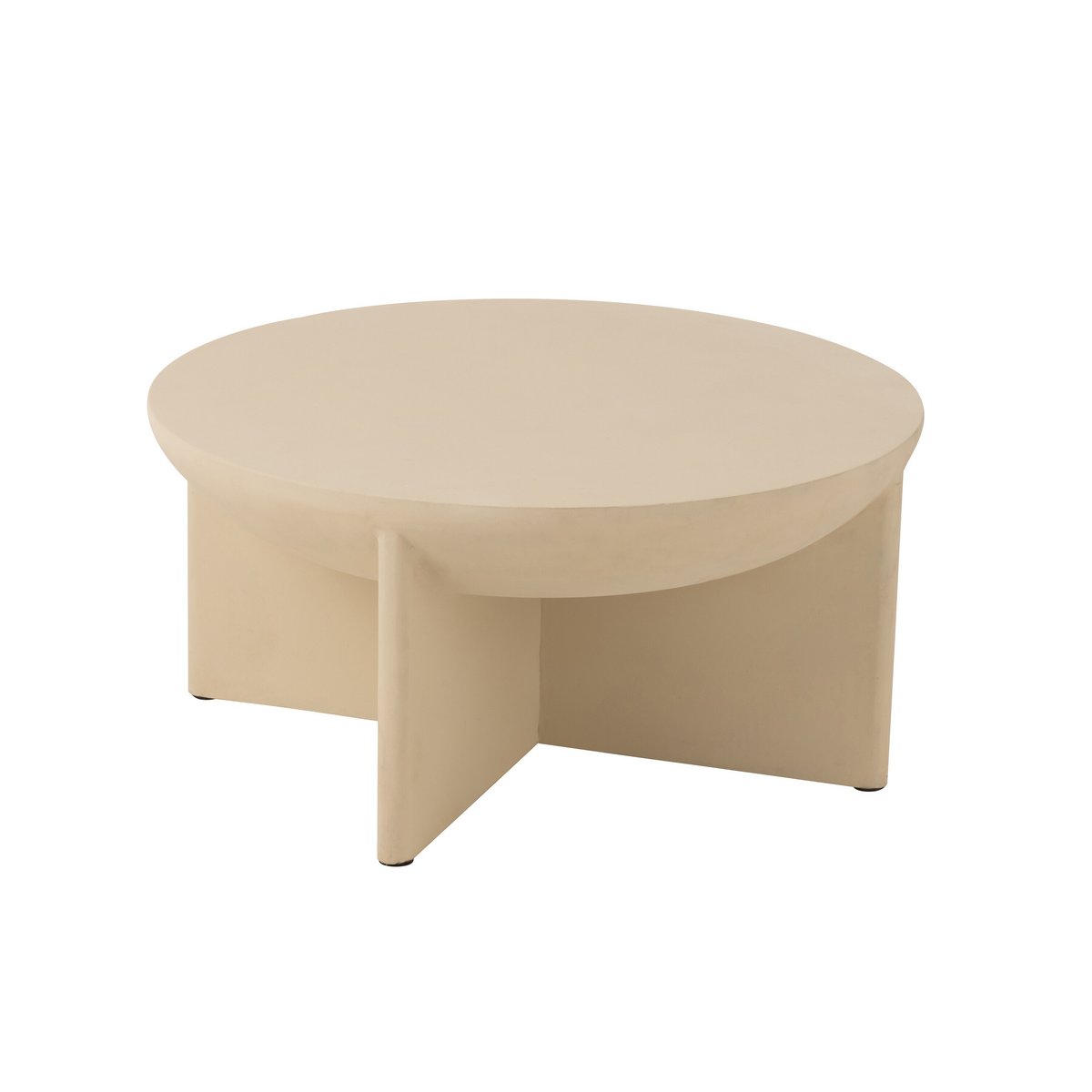 J-Line - Table basse Halfy en manguier blanc