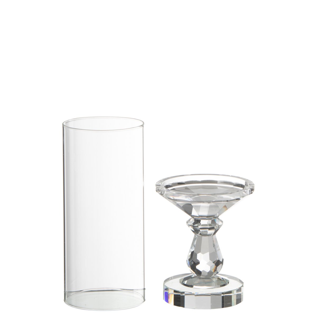 J-Line - Bougeoir Marie Cristal Transparent Petit