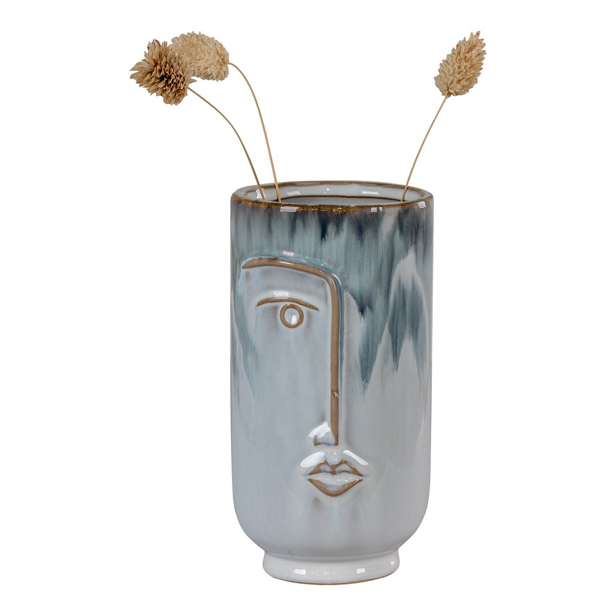 House Nordic - Vase - Bleu bicolore