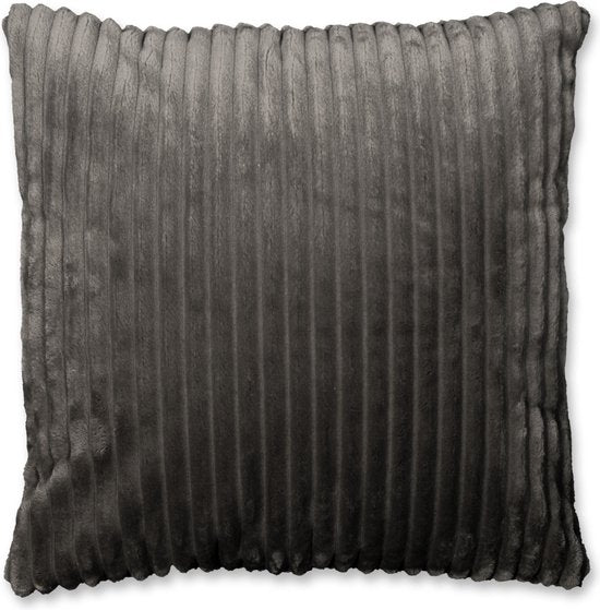 Unique Living - Coussin décoratif 'Dez' (Gris foncé, 45x45cm)