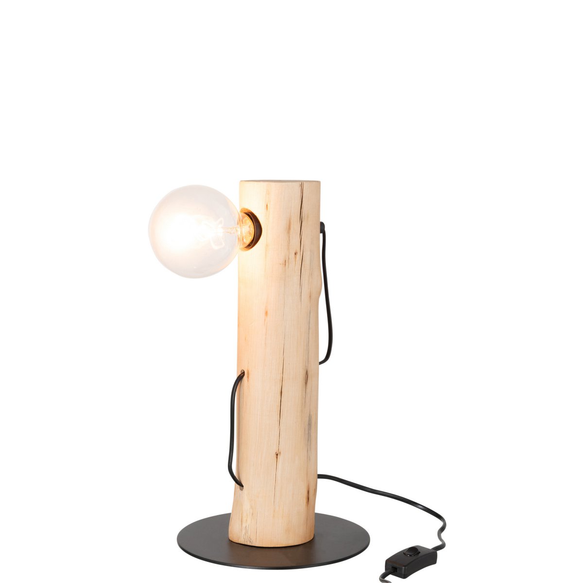 J-Line – Silas Berangan Tischlampe – Holz – Natur