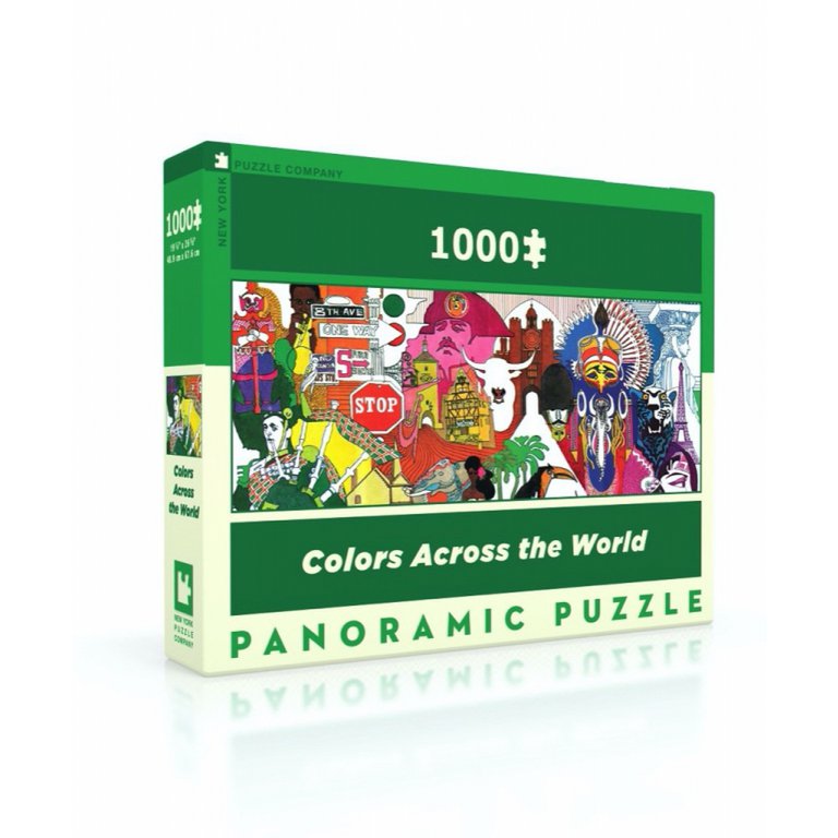 New York Puzzle Company - Puzzle „Colors Across the World“ (1000 Teile)