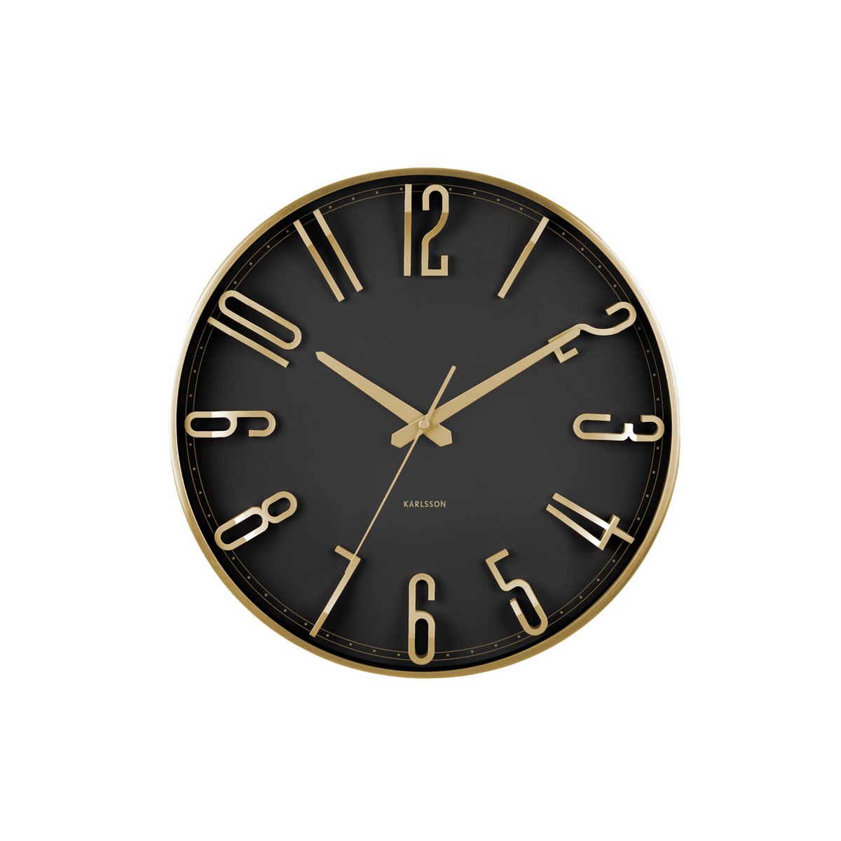 Karlsson - Horloge Murale Elevated Glam - KA6016BK