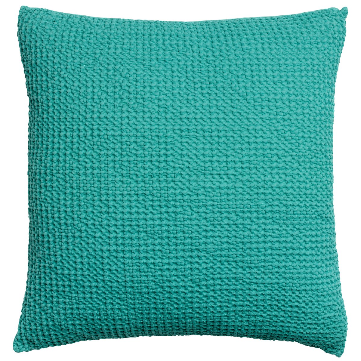 VIVARAISE - Coussin stonewashed Maia Lagon 45 x 45