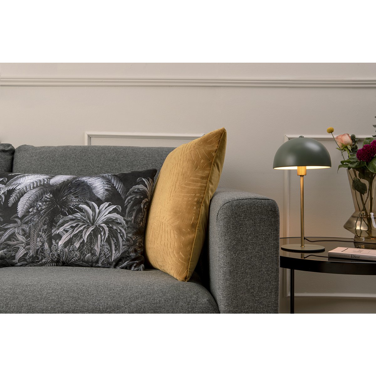 Present Time - Coussin Jungle Velours - PT3672