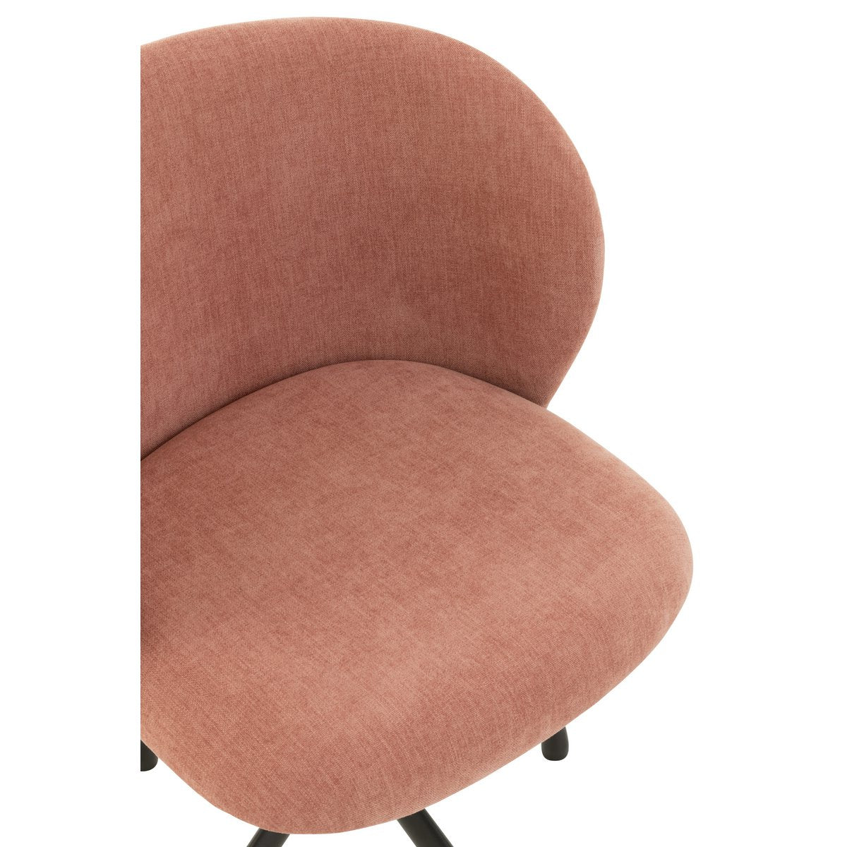 J-Line - Chaise Turn/Up/Down - Textile - Rose Clair