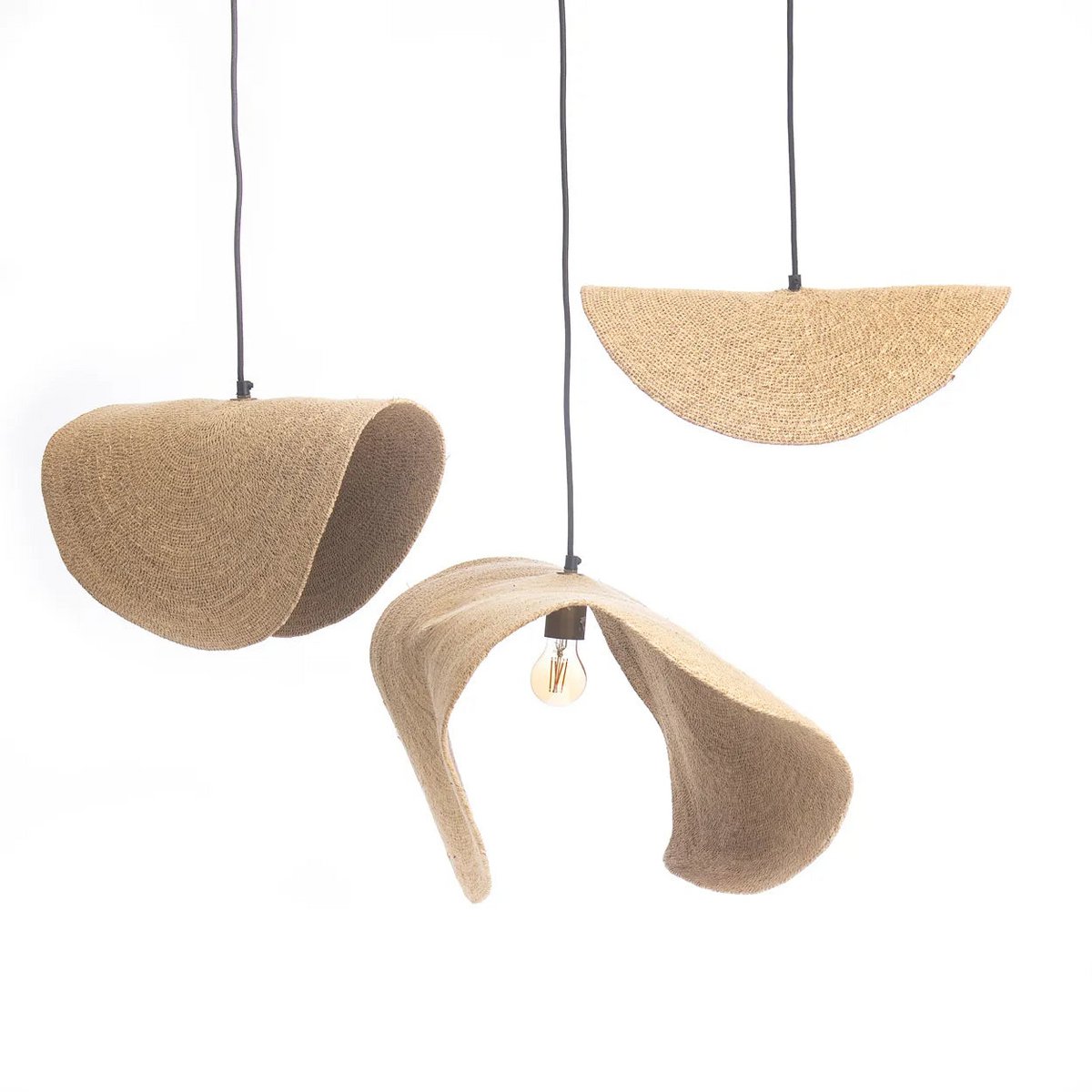 Bazar Bizar - Lampe suspendue 'Lovalova' (Naturel, M)