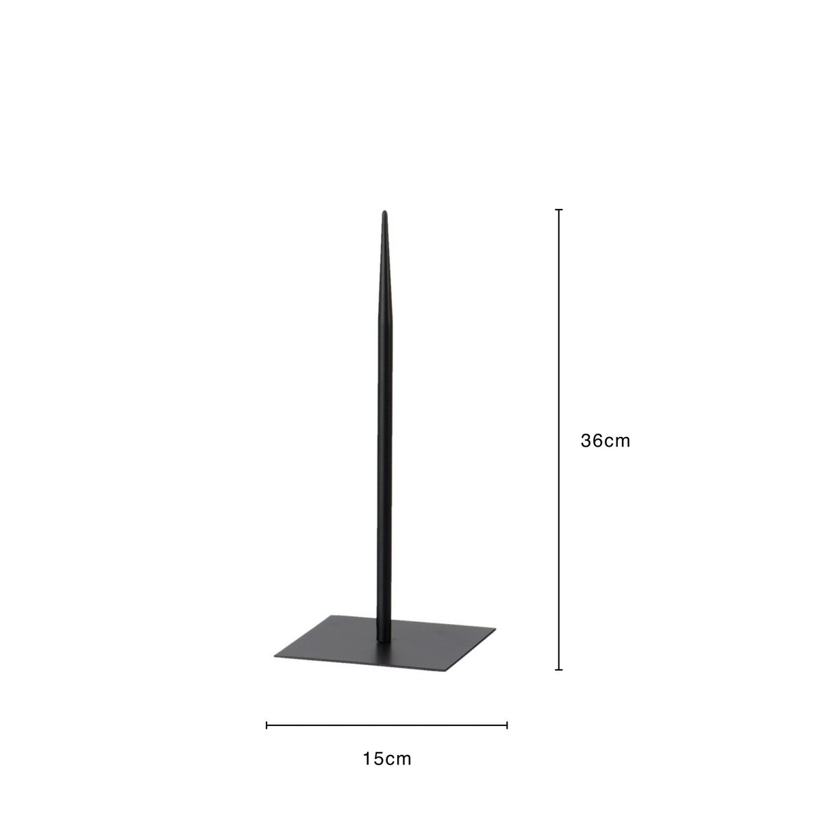 J-Line - Pin - Metall - Schwarz - 36cm - Gartenzubehör