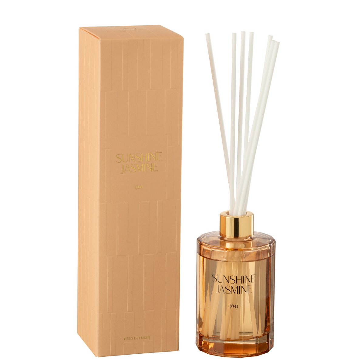 J-Line - Huile parfumée + Sticks - Sunshine Jasmine - Rose