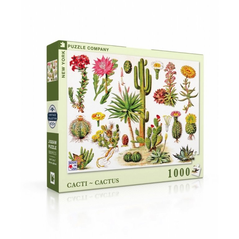 New York Puzzle Company - Puzzle 'Cacti ~ Cactus' (1000 Teile)