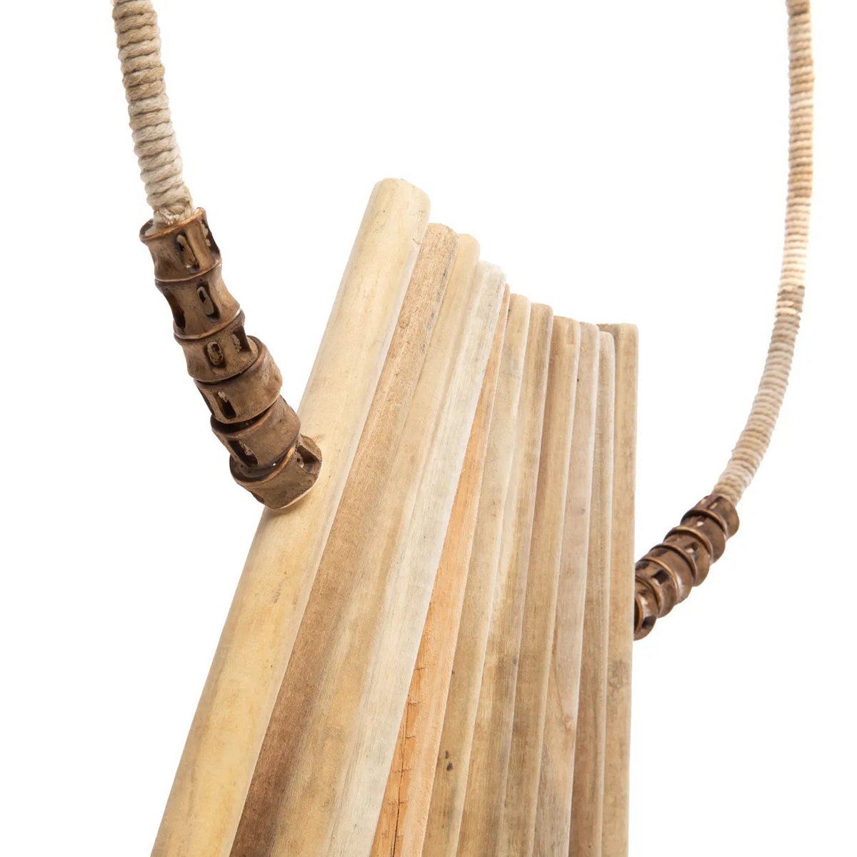 Bazar Bizar - Decoratief figuur op standaard 'Wooden Sticks' (Naturel)