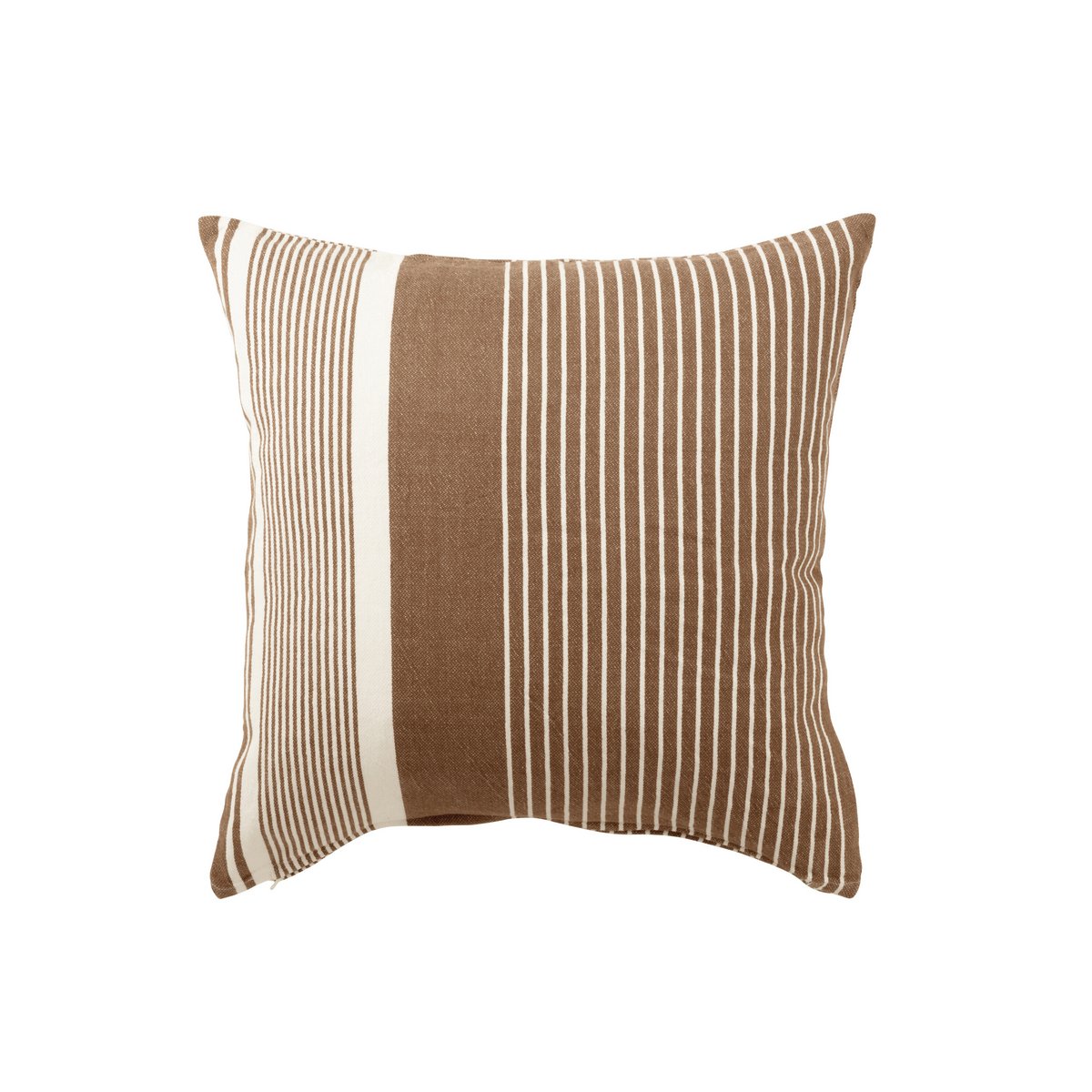 J-Line - Coussin décoratif Mik - Coton - Beige/Marron