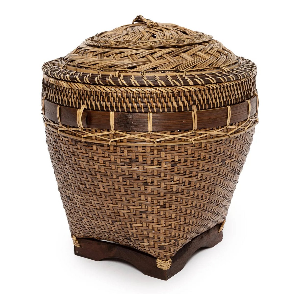 Bazar Bizar - Panier 'Colonial' (Marron Naturel, L)