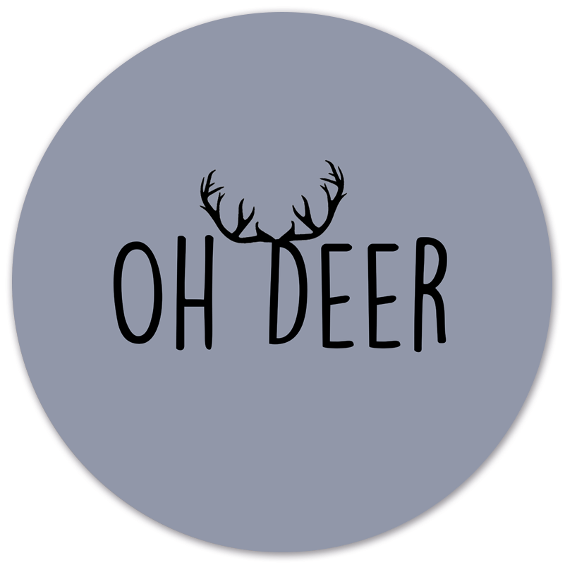 Label2X - Muurcirkel oh deer