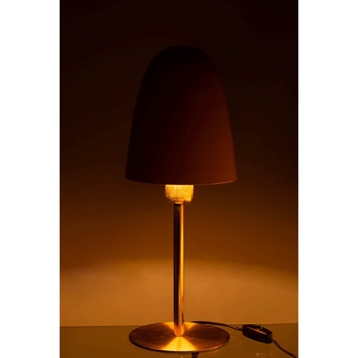 J-Line - Lampe de table 'Davis' (Or)