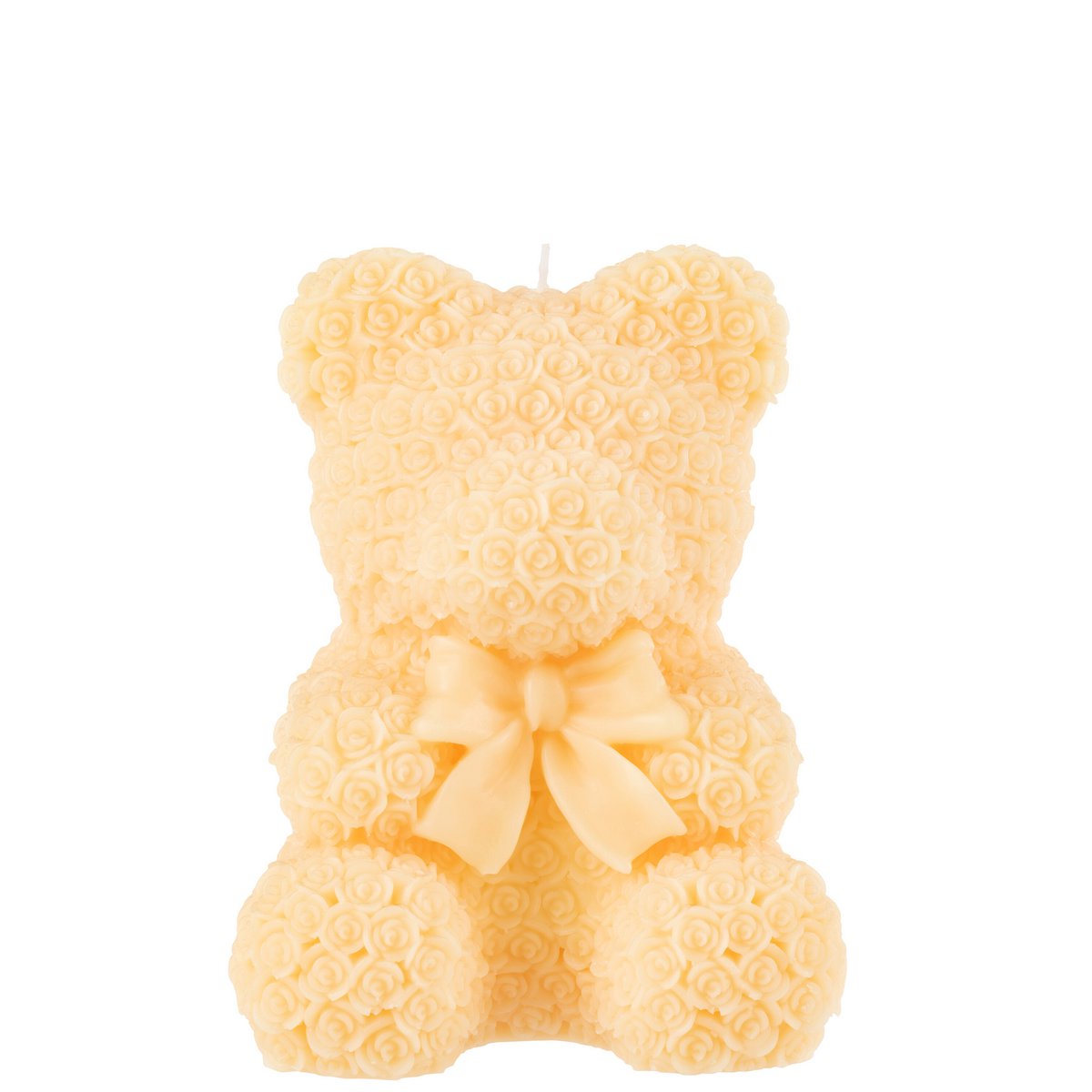 J-Line - Kaars Teddy Beer - Lichtgeel - L - 25U