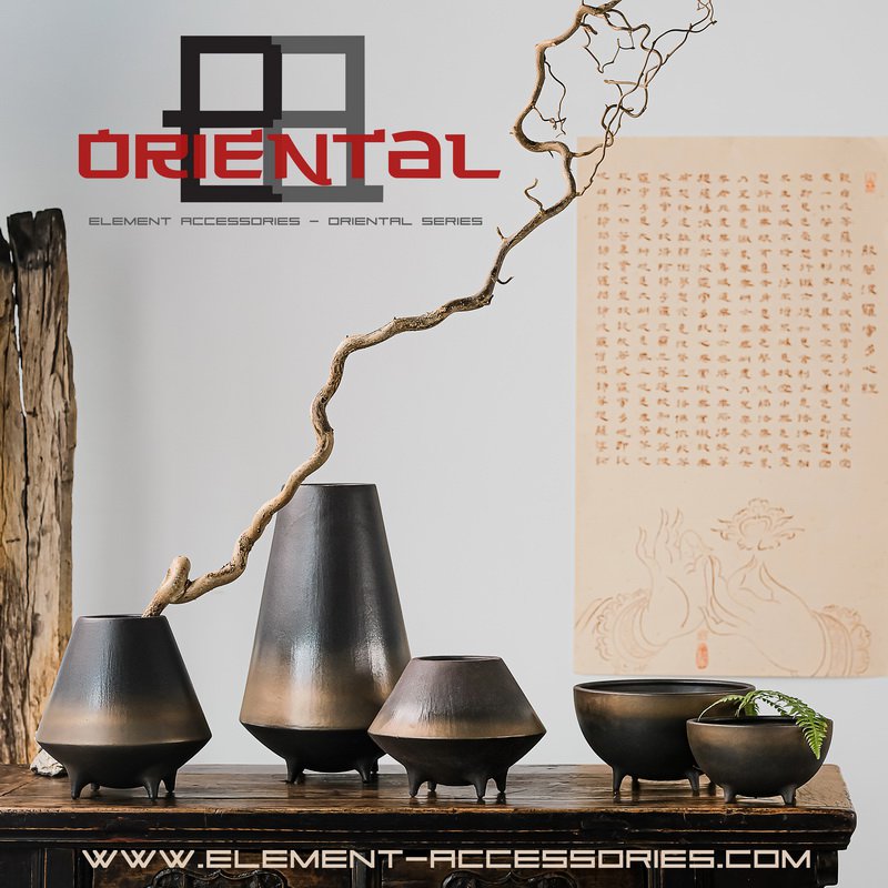 Element Accessories - Moderne keramische high-end design schaal East+West, OTA15BB