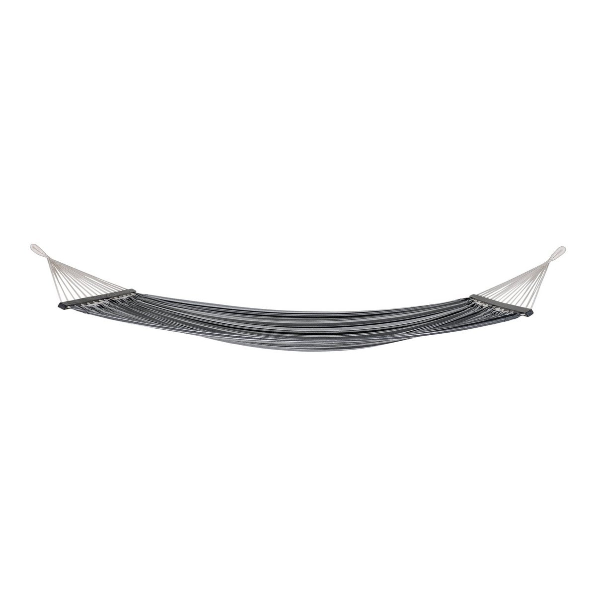 House Nordic - Lamia Hammock - Hamac, polyester/coton, mélèze, noir/gris/blanc