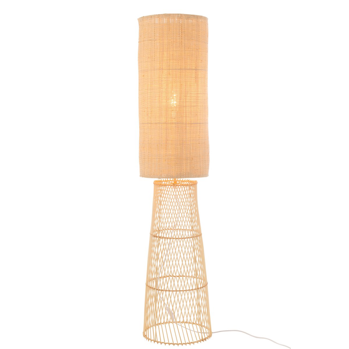 J-Line - Lampe Room Lin/Bambou Naturel