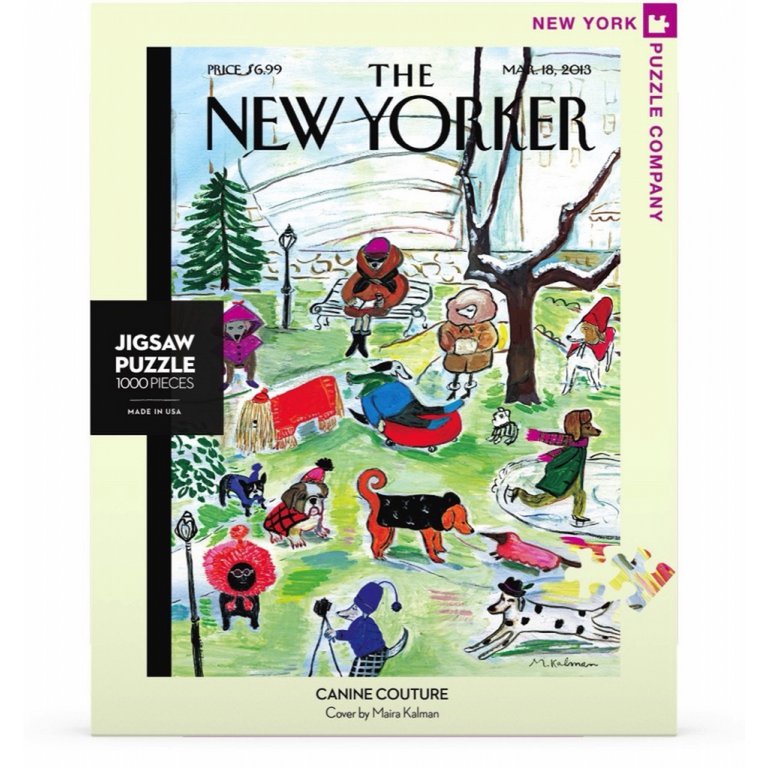 New York Puzzle Company - Puzzel 'Canine Couture' (1000 stukjes)