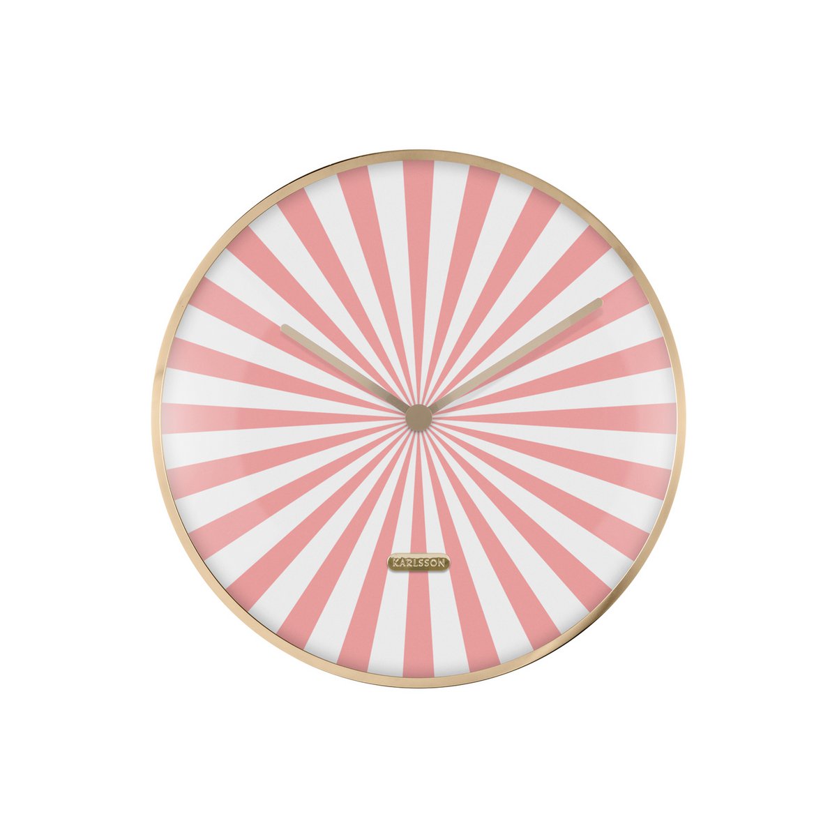 Karlsson - Wandklok Candy Swirl Dome (Ø40cm) - KA6007PI