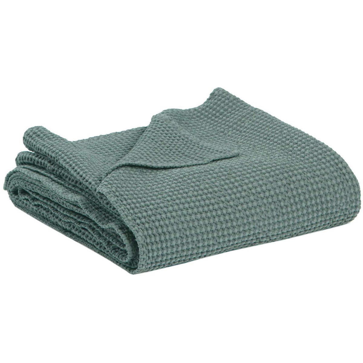 VIVARAISE - Plaid Maia Gris vert 280 x 260