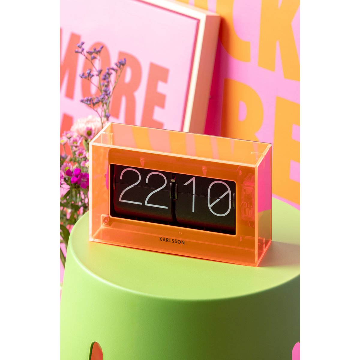 Karlsson - Horloge de table en boîte Flip - KA5976OR