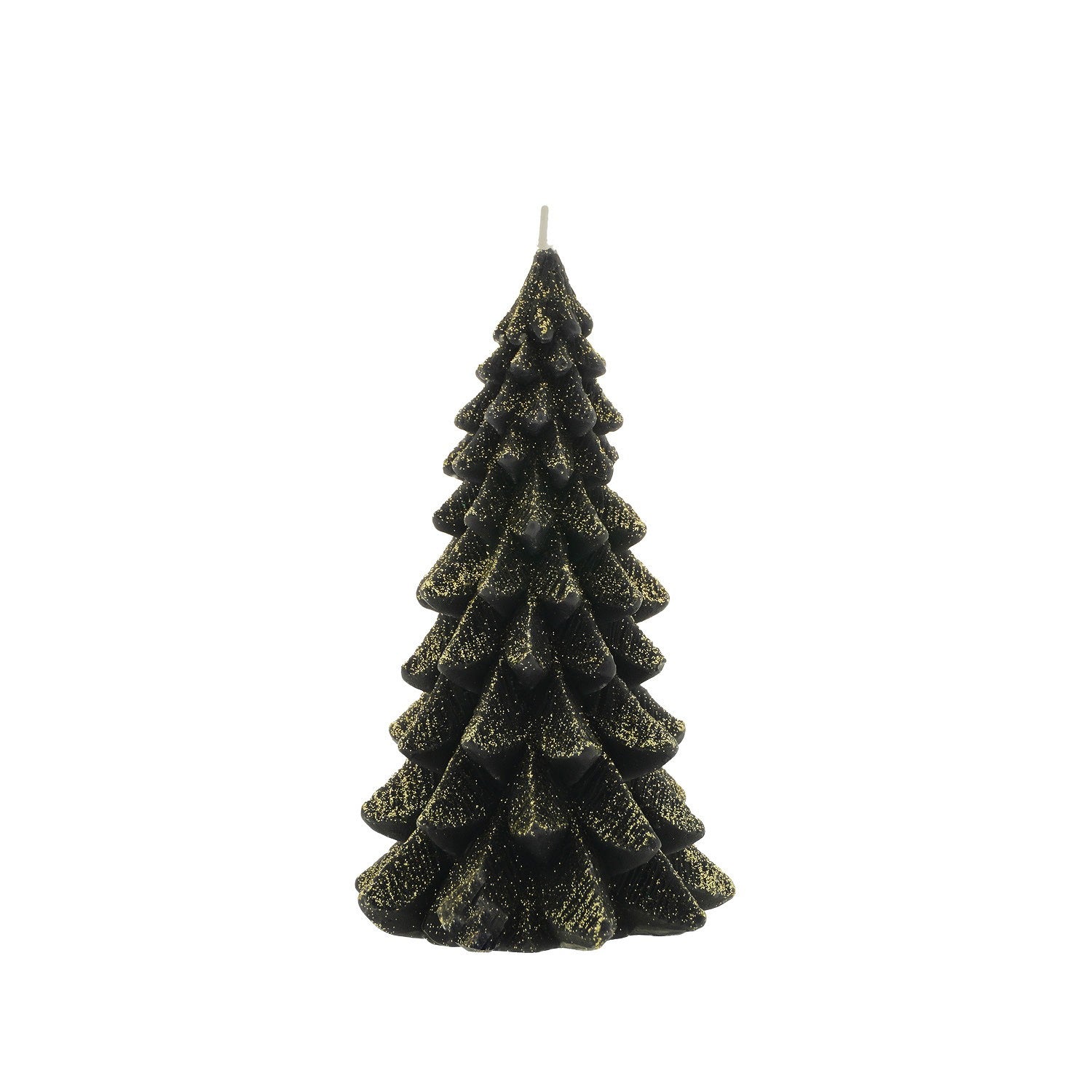 Home Society - Kerstboomkaars 'Candle Tree' (Zwart, Maat L)