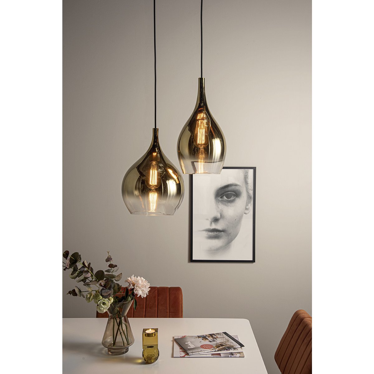 Leitmotiv - Lampe suspendue Drup Large - LM1968GD