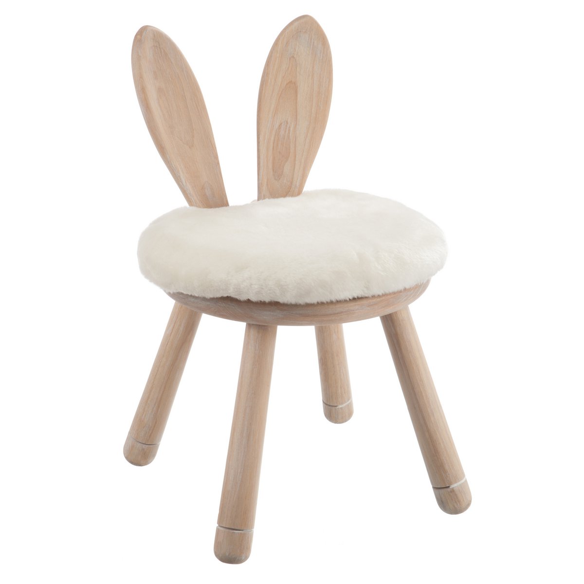 J-Line – Hochstuhl Rabbit Ear – Holz – Natur