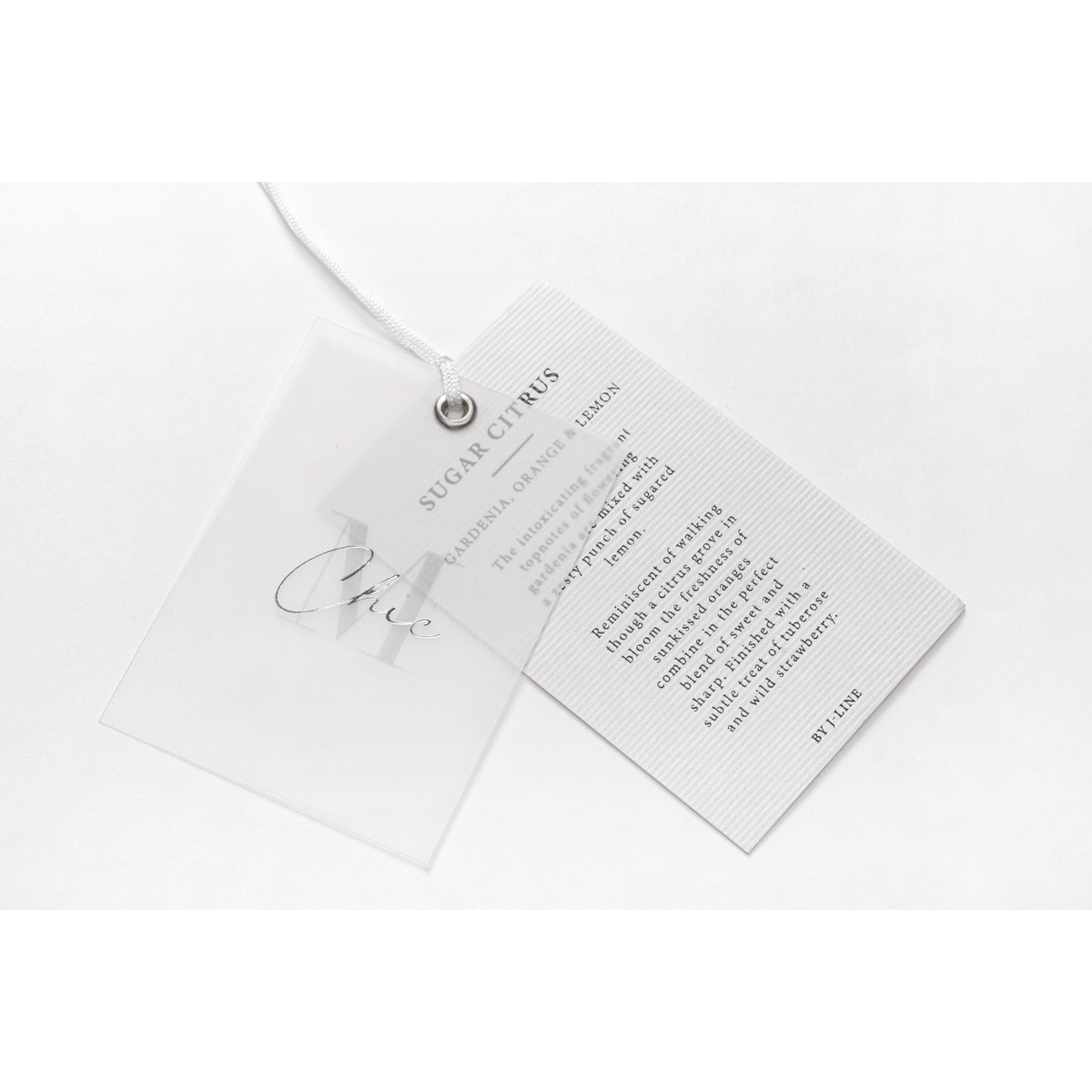 J-Line - Geurkaars Deluxe - Glas – Zilver – L - 140U