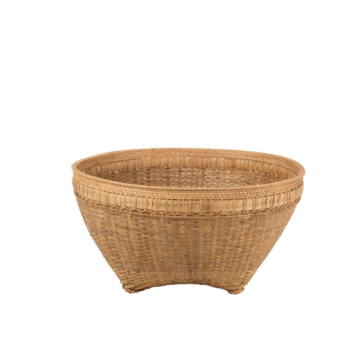 J-Line - Mand Extra Large Rond Rotan Naturel