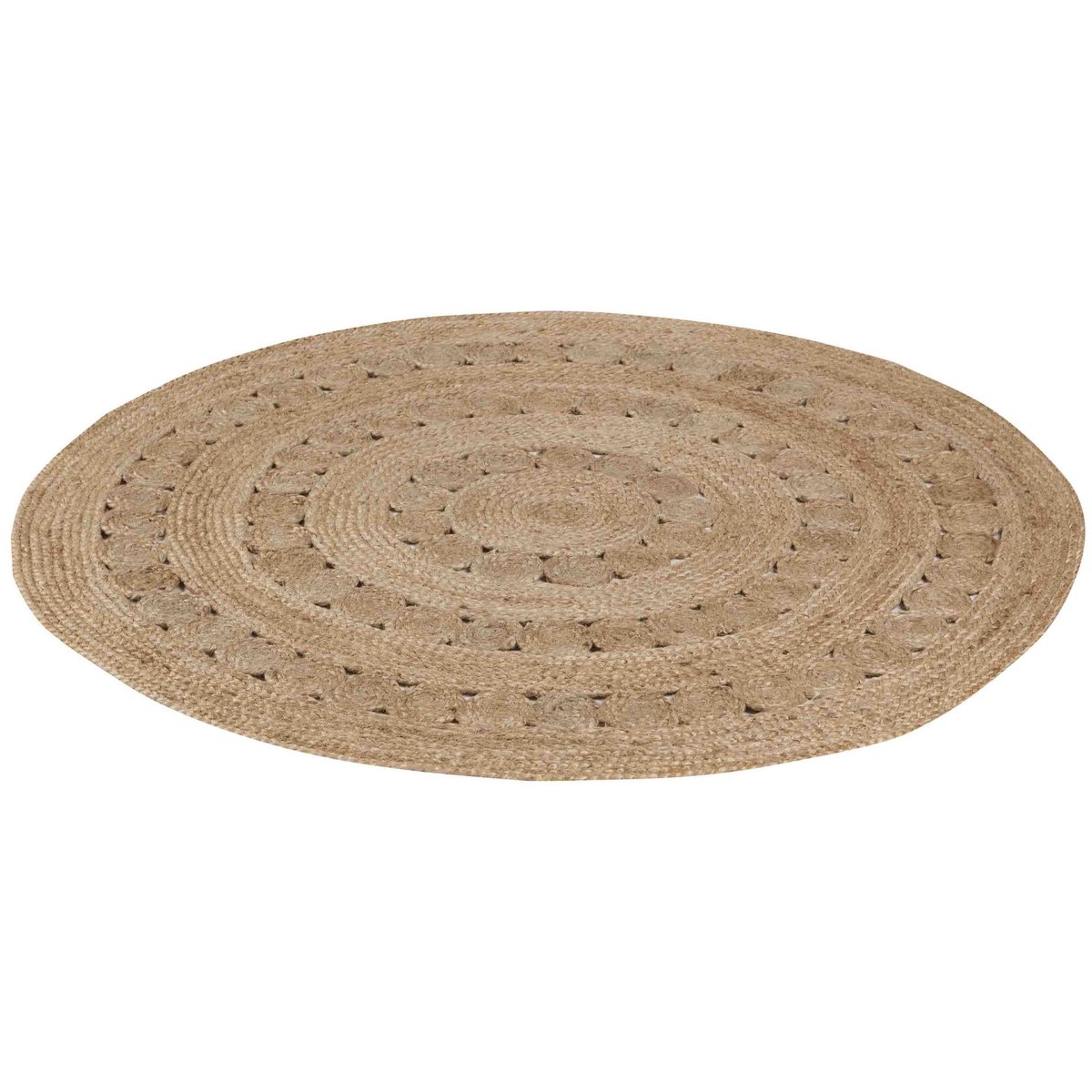 VIVARAISE - Tapis Patna naturel diamètre 120